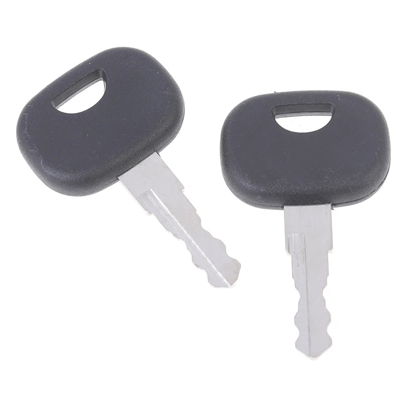 2PCS 14603 Keys For JCB Bomag Dynapac Terex Vibromax New Holland NH  For Ford Moxy Hamm For Volvo
