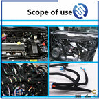 15M*25mm 15M*19mm Dustproof Heat-resistant Wiring Harness Tape Looms Wiring Harness Cloth Fabric Tapes Adhesive Cable Protection