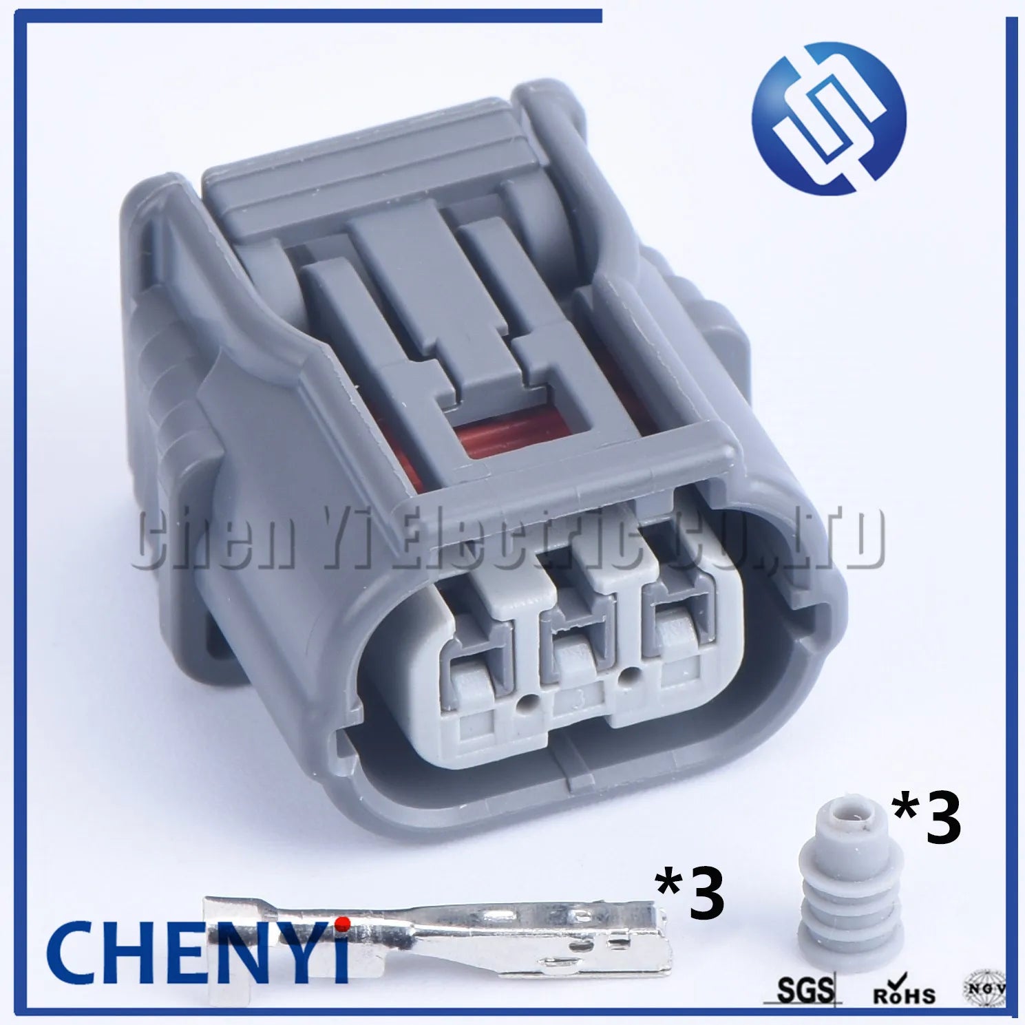 3 pin waterproof sealed connector female HX 040 Head Lamp Light Socket auto connector 6188-4775 6189-7037 For Honda
