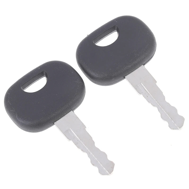 2PCS 14603 Keys For JCB Bomag Dynapac Terex Vibromax New Holland NH  For Ford Moxy Hamm For Volvo