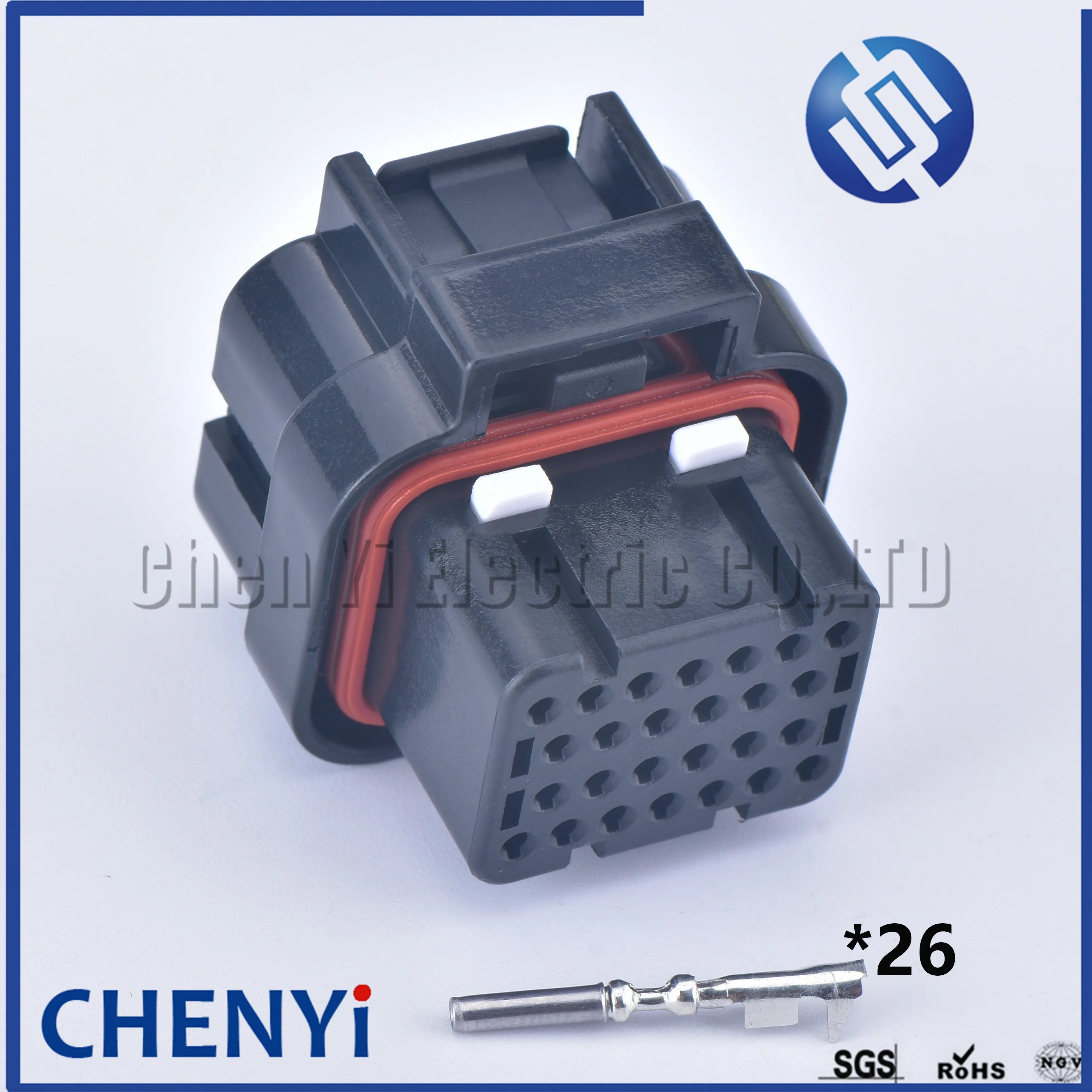 26 Pin 3-1437290-7 1473416-1 SUPERSEAL 3/4/5/6 slots electrical female or male Straight PCB wire to board connector ECU plug