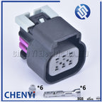 6 Pin Automotive Waterproof Connector Throttle Motor Drive wire harness Plug Socket 15355297 15418498 For BUICK Chevrolet