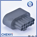 Black 12 pin wire socket automotive waterproof connector female 1.5/3.5 wiring auto connector automotive electrical connector