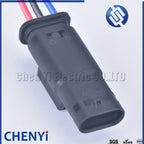 3 Pin auto waterproof automotive cable connector reversing radar camshaft sensor plug Pigtail 805-121-521 7615490-03 A0225452426