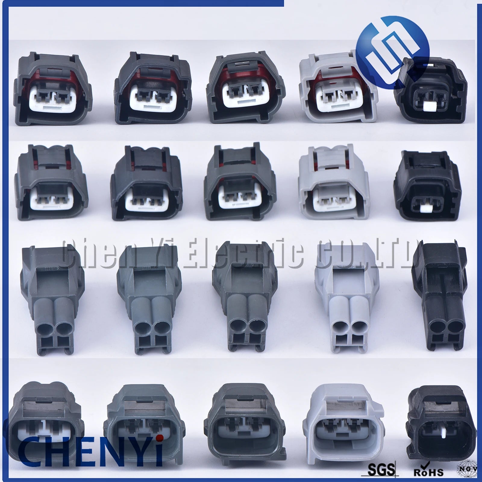 2 Pin Ignition Coil Connector Plug For Toyota Accent 1.6L Elantra J3 1JZ-GTE 2JZ-GTE 90980-10901 90980-10899 7283-7023-10