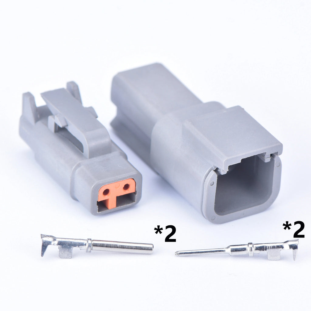 DTM connectors For Deutsch DTM06-2S 3S 4S 6S 8S/DTM04-2P 3P 4P 6P 8P 12P Male Female Waterproof Connector Automotive Sealed Plug