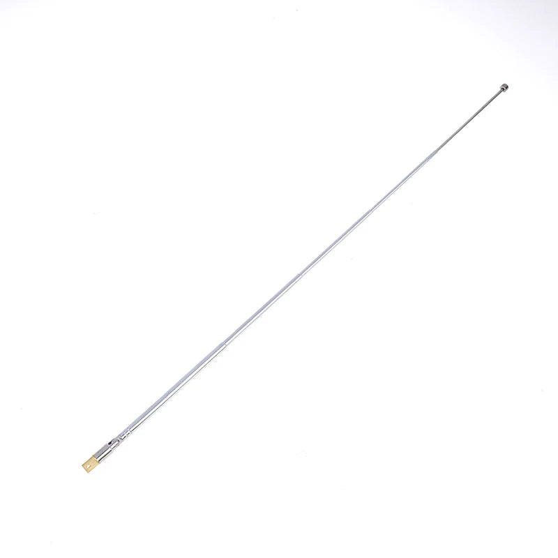 1PC 370mm 5 Sections Telescopic Stainless Steel AM FM Radio Universal Antenna Hot sale