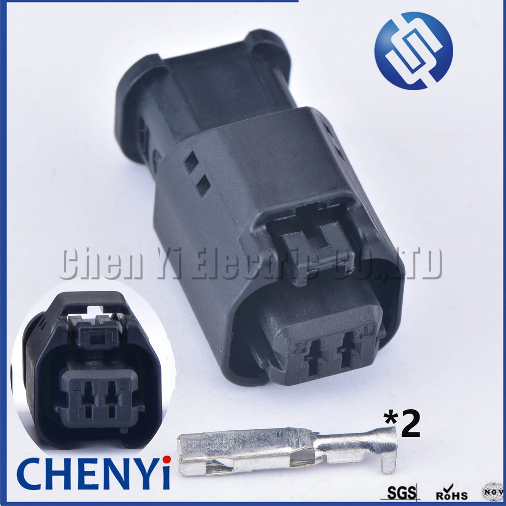 2 Pin Auto Waterproof Connector Sensor Headlight steering lights plug 1801175 series For Peugeot Citroen 1801175-1 1801175-2