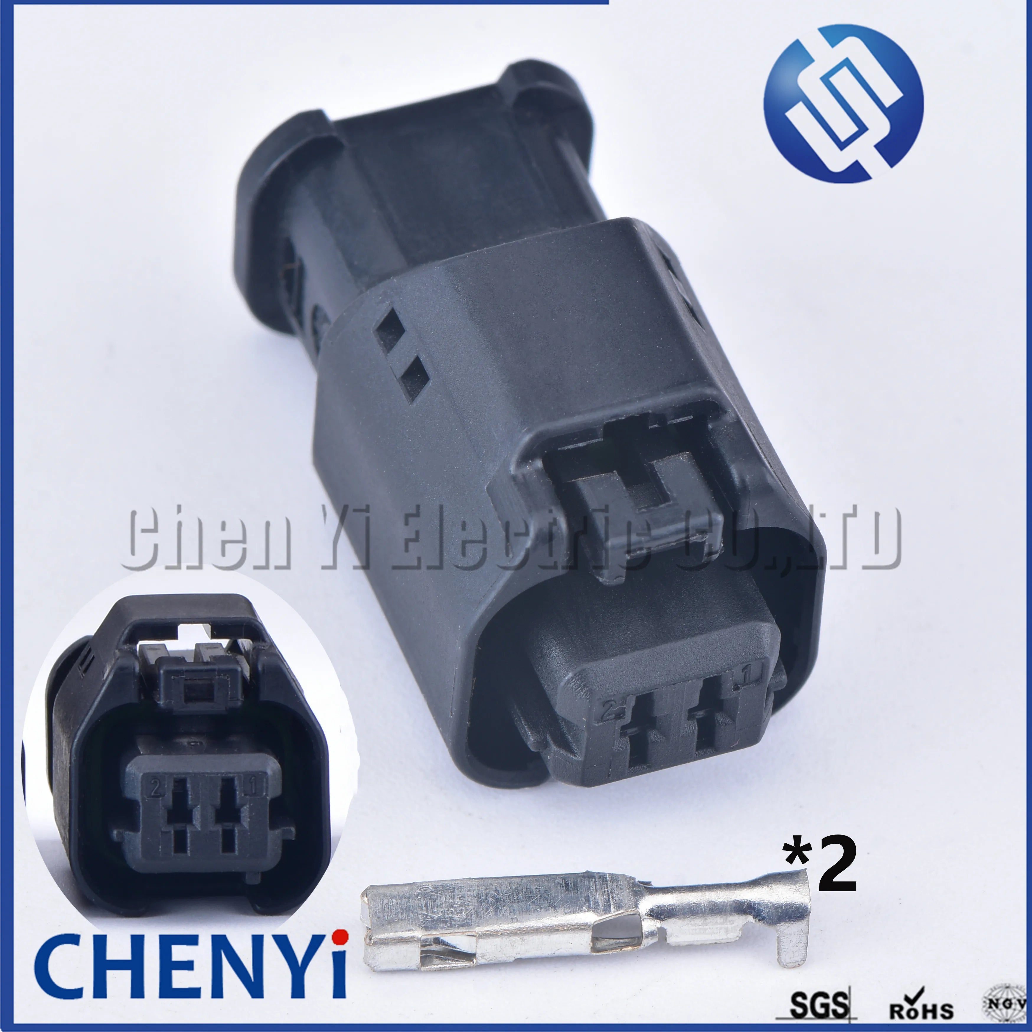 2 Pin Auto Waterproof Connector Sensor Headlight steering lights plug 1801175 series For Peugeot Citroen 1801175-1 1801175-2