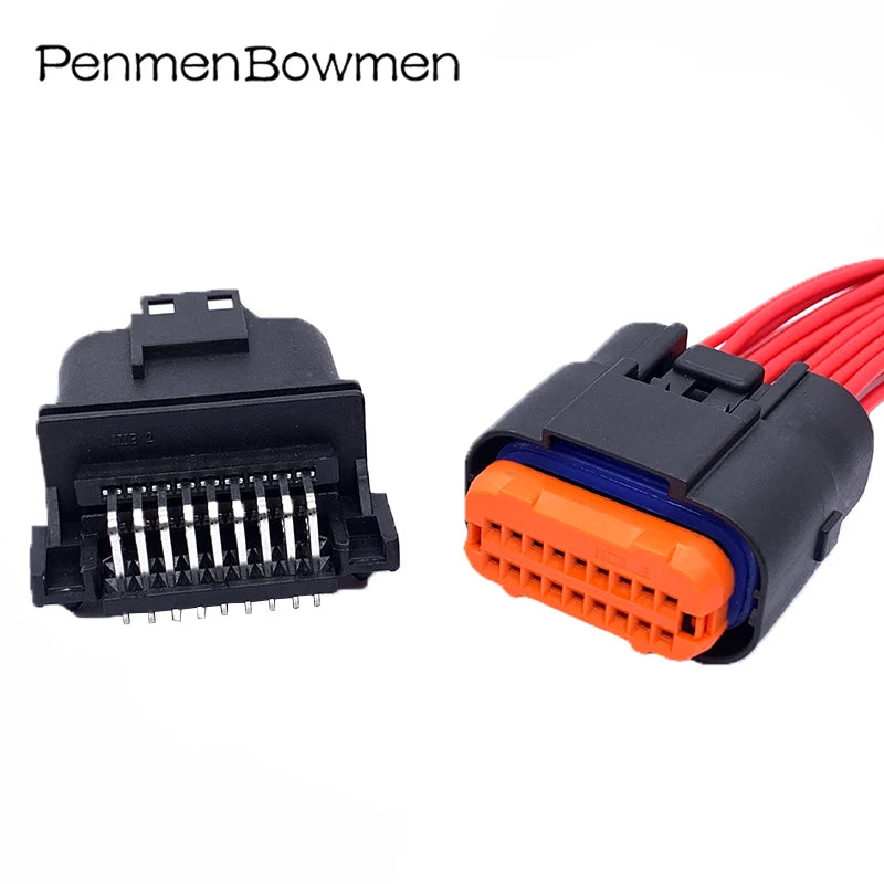 18 26 34Pin ECU Auto Computer Control System Plug Connector Wire Harness Needle Seat MX23A26SF1 MX23A34SF1 MX23A18SF1