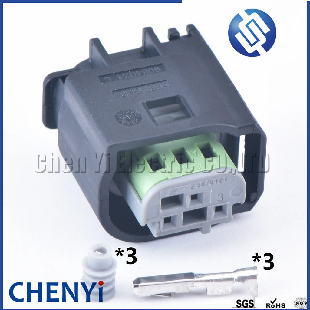 3 Pin Auto Waterproof Radar Sensor ccelerator pedal Connector Plug 968402-1 1-967642-1 9-967081-1 1J0 972 483 A 8E0971934