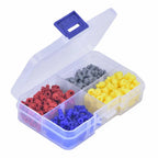 400 pcs Sealed 1.5mm 3.5mm connector rubber seal silicone cable wire seals for waterproof automotive electrical plug Set box