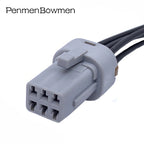 1 Set 6 Pin Car Door Handle Electrical Cable Connectors Waterproof Wire Harness Plug For Land Rover Volvo MG614130-4 MG644483-4
