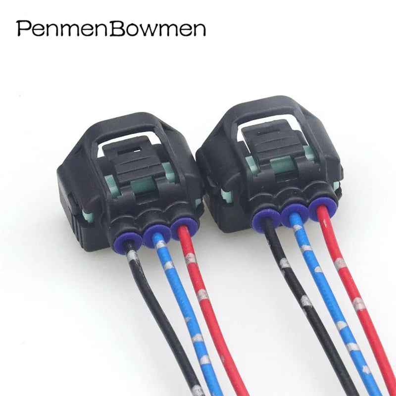 1 Set 3 Pin 11261 Auto 1JZ TPS Throttle Electrical Cable Connectors Female Wire Harness Plug 90980-11261 For Toyota 7283-1133-10