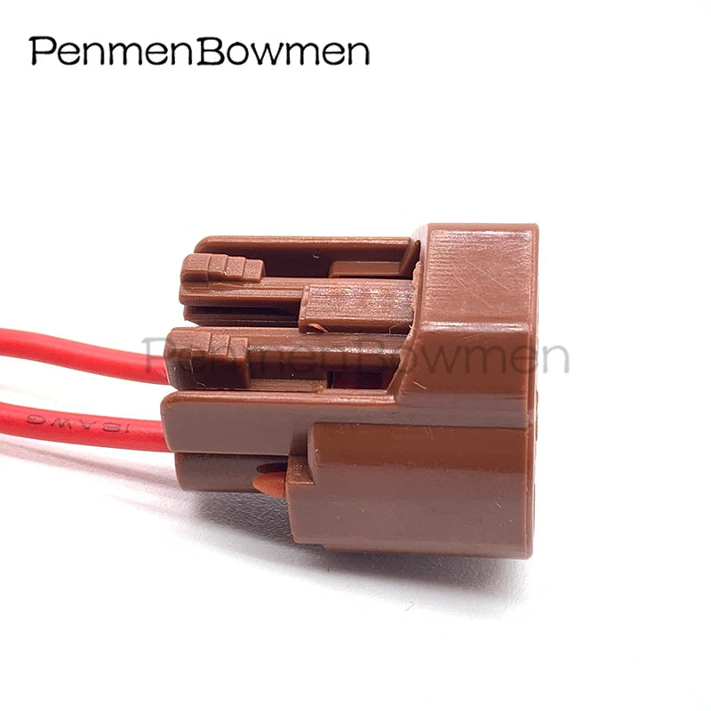 1 Set 2 Pin Car Temperature Electrical Cable Connectors Female Wire Harness Plug for Toyota Mazda 6189-0033