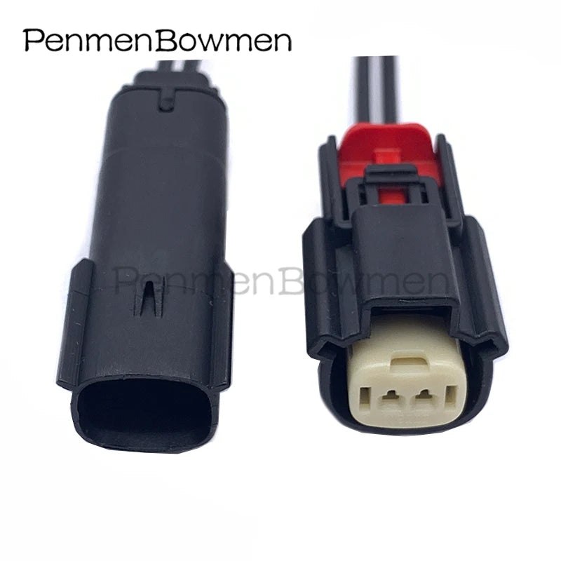 1 Set 2 Pin Auto Lamp Socket Temperature Electrical Cable Connectors Female Wire Harness Plug For Buick 33471-0201 33481-0201