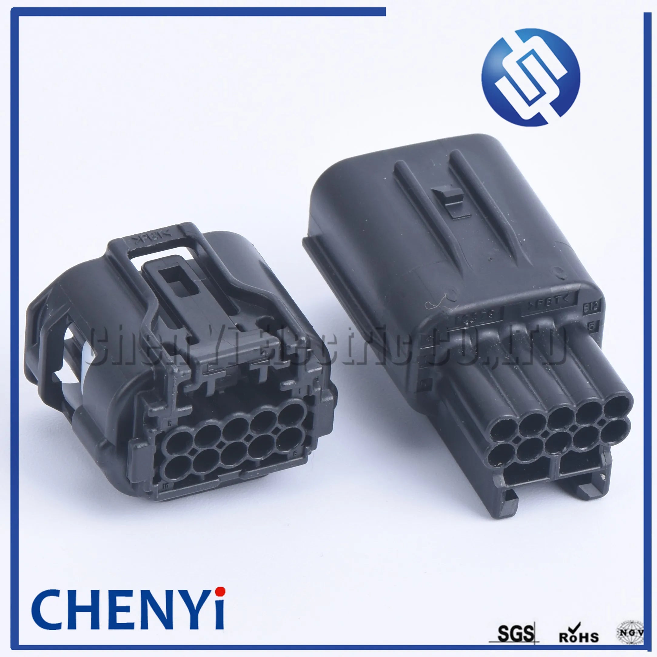 10 Pin 12380 6189-1134 6188-0696 Waterproof Automotive Socket radar sensor Distance Sensor Connector For Toyota 90980-12380
