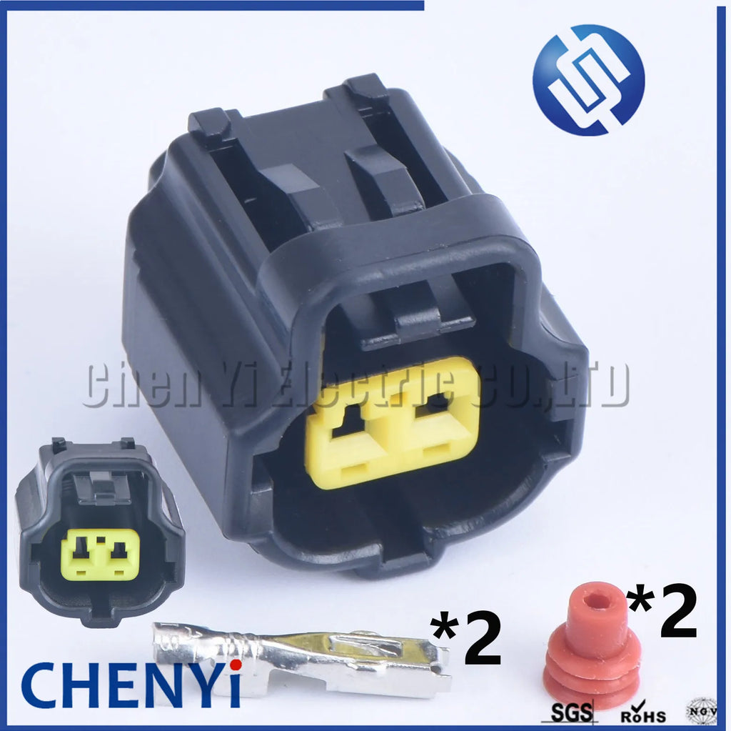 2 set 2 Pin 1.8 auto waterproof connector Coolant Temperature Sensor Socket plug 178390-1 178390-2 178390-3 178392-2 184000-1
