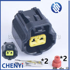 2 set 2 Pin 1.8 auto waterproof connector Coolant Temperature Sensor Socket plug 178390-1 178390-2 178390-3 178392-2 184000-1