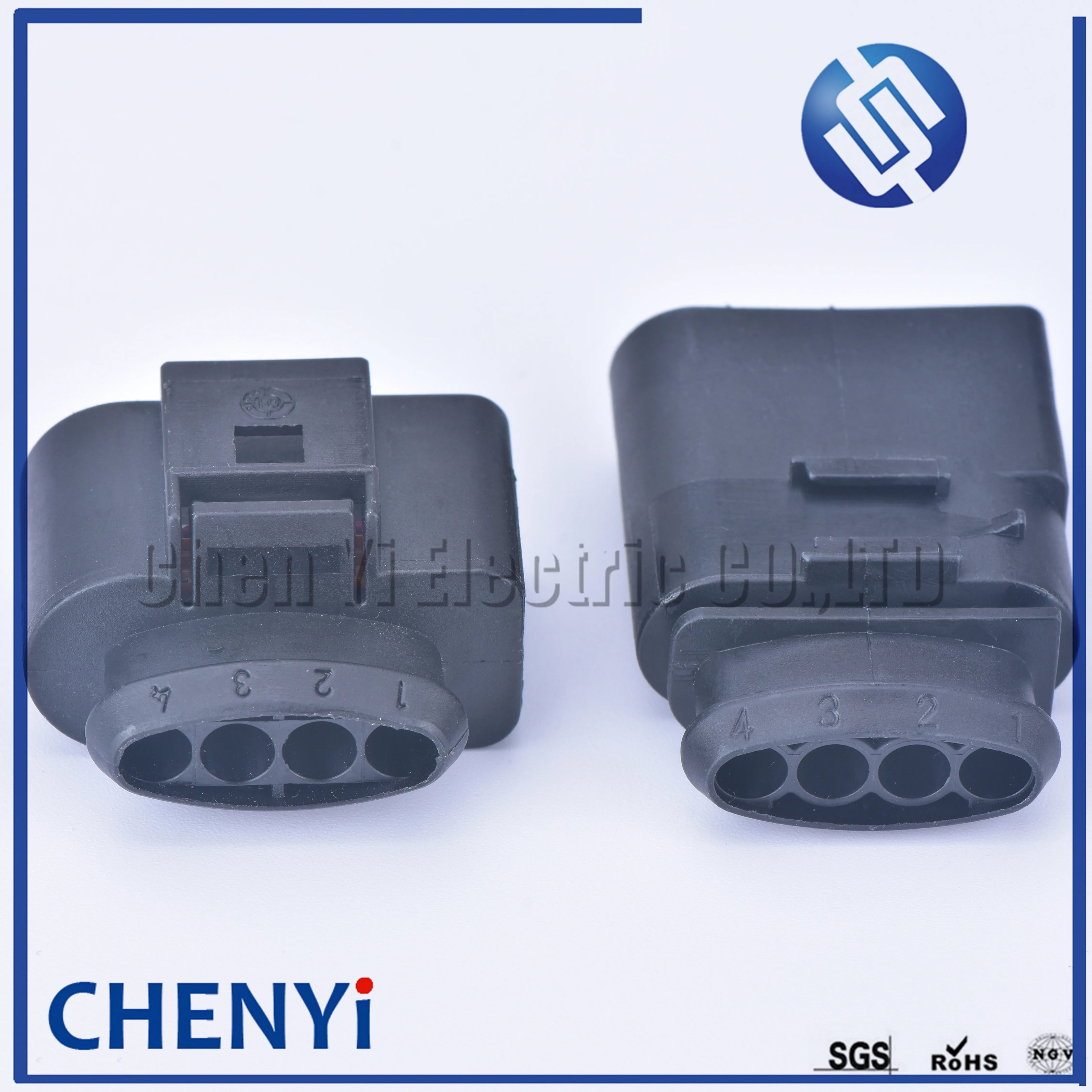 4 Pin 3.5 Automotive Waterproof connector 4B0973724 coil Extension adapter ignition coil plug 1J0973824 1J0973724 1J0 973 824