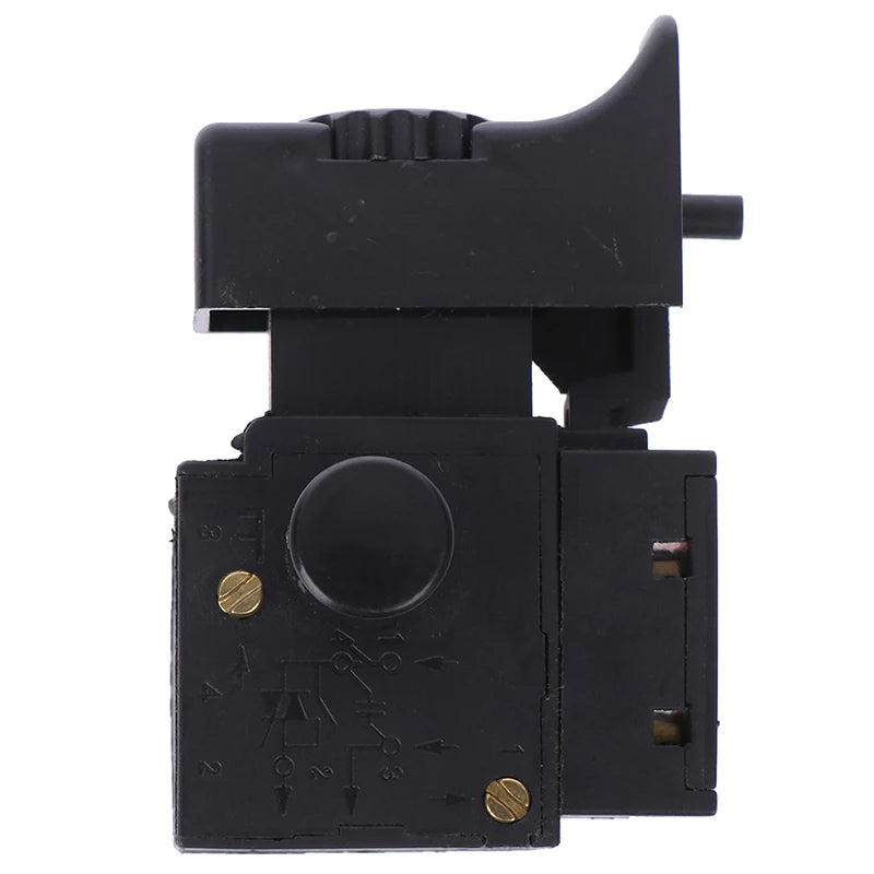6(6)A 220V FA2-6/1BEK Lock on Power Tool Electric Drill Speed Control Trigger Button Switch