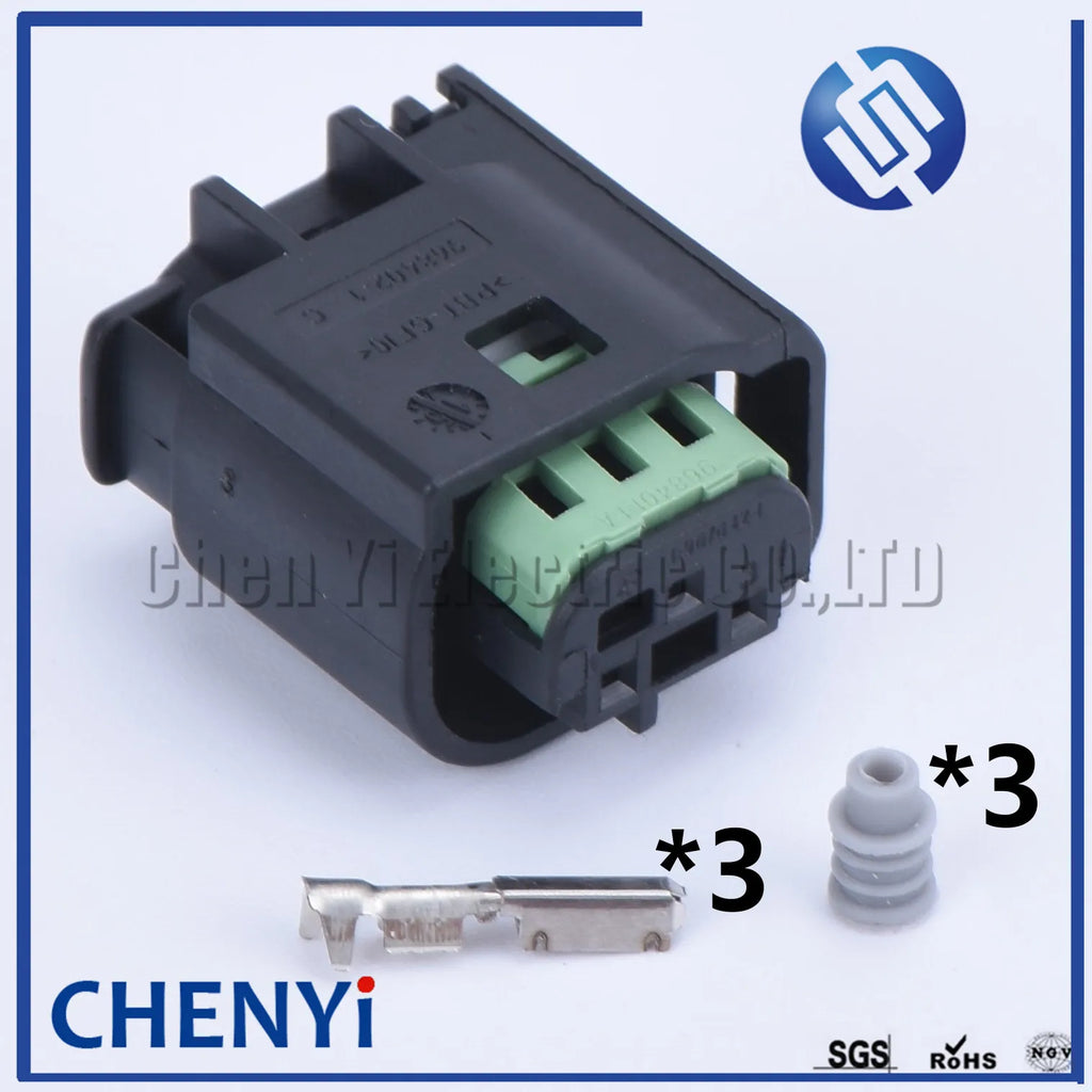 3 Pin Auto Waterproof Radar Sensor ccelerator pedal Connector Plug 968402-1 1-967642-1 9-967081-1 1J0 972 483 A 8E0971934