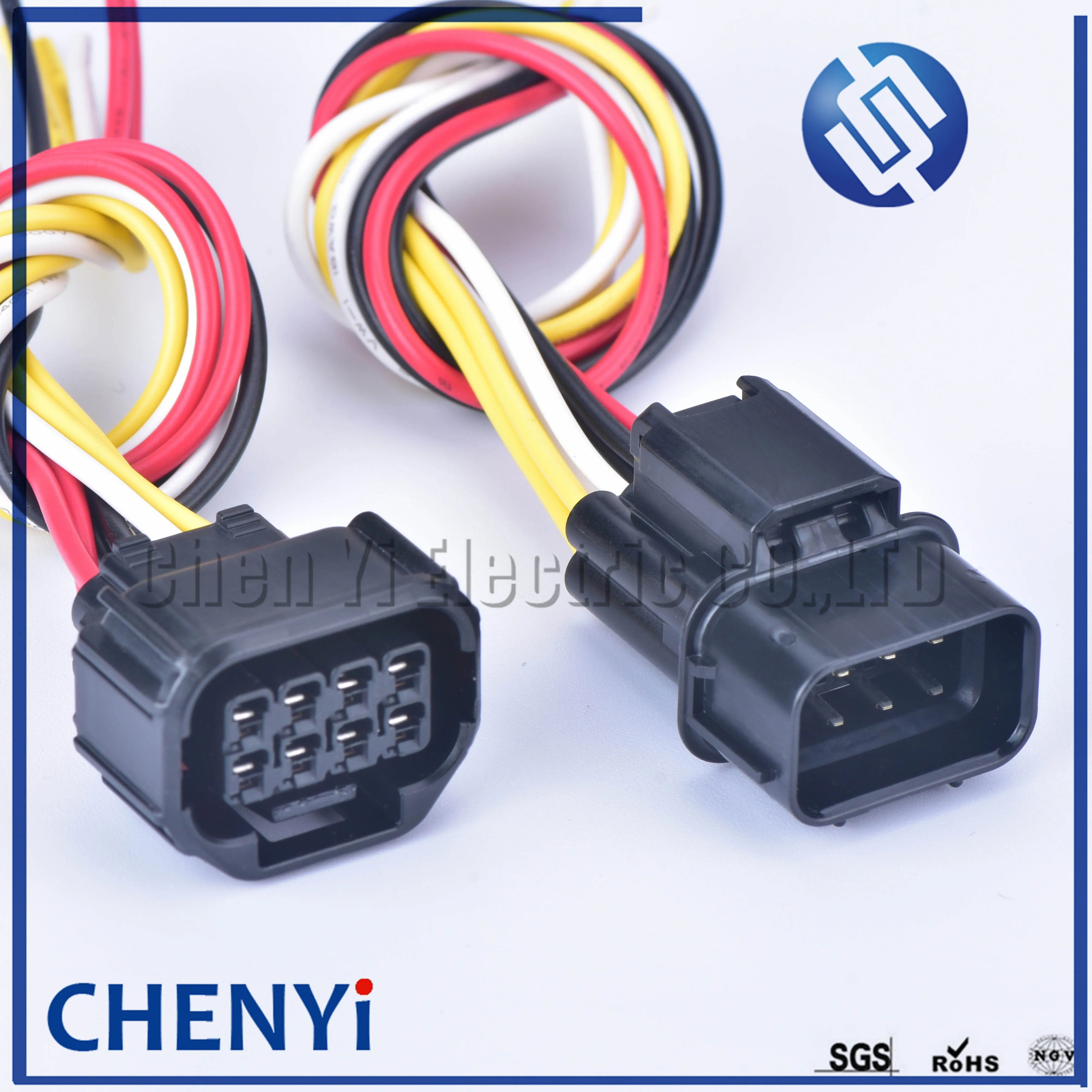 8 pins auto waterproof  connector male female LED headlight speaker plug engine harness electrical connector 6189-7423 6181-6850