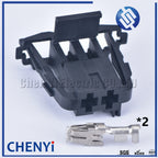 2 Pin 6.3 series auto electric scooter female plug cable unsealed wiring connector for Car motor heating fan resistor light