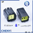 1/2/3/4/6/8/10/12/16 Pin Waterproof Connector Electrical Plug Car Auto Sealed Truck Harness Socket 174879-2 174877-2
