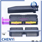 56 Pin automotive aluminum ecu enclosure box with matching male and female connector with Pin or Box 211PC562S0008