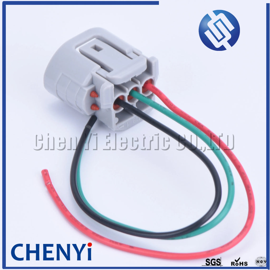 3 Pin 090 TS Alternator Lead Repair 3 Wire Plug Regulator Harness Plug 6189-0443 90980-11349 For Toyota Suzuki Nissan