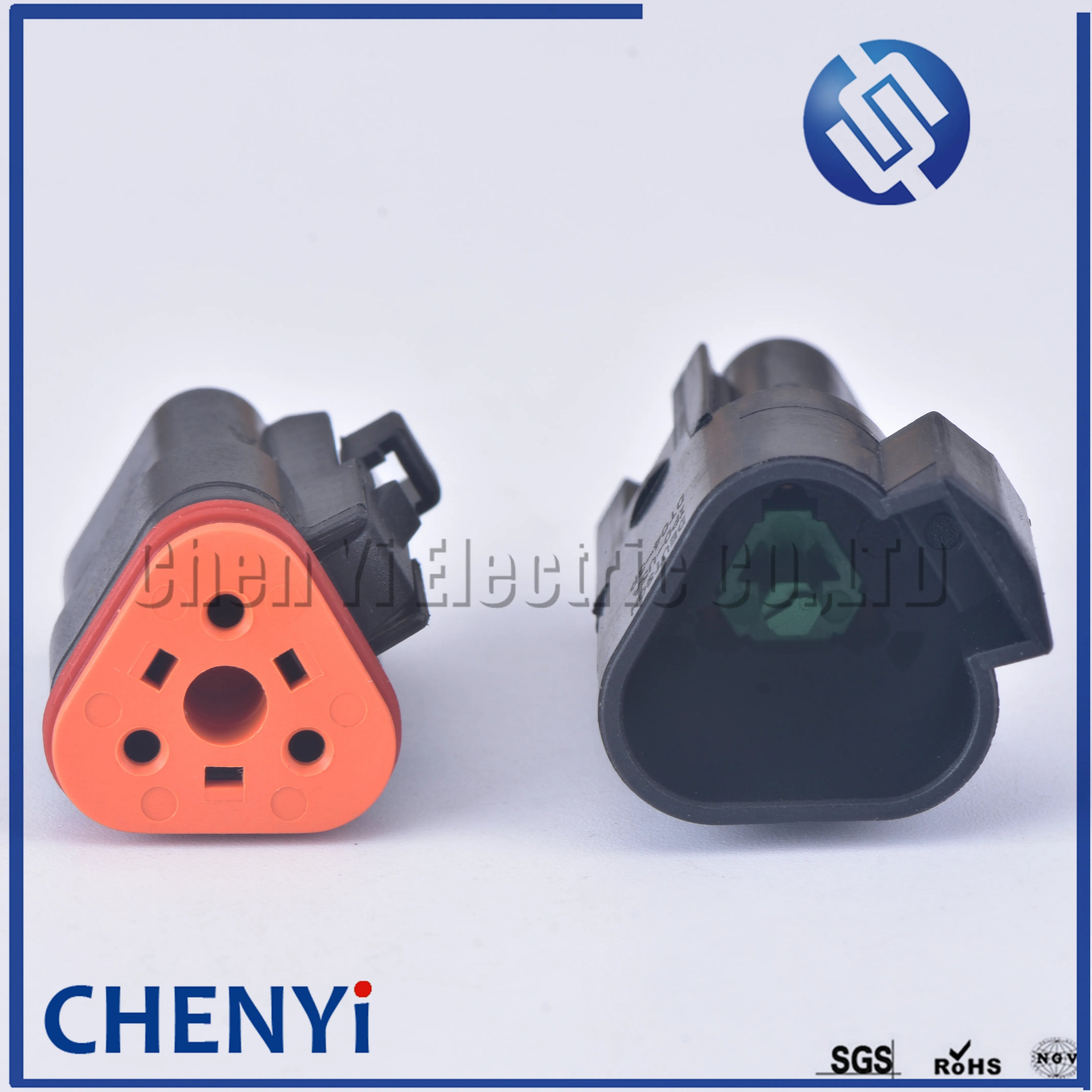 black Deutsch DT 3 Pin connector DT06-3S DT04-3P Male or Female Auto Waterproof Connector Automotive Sealed Plug with Pins