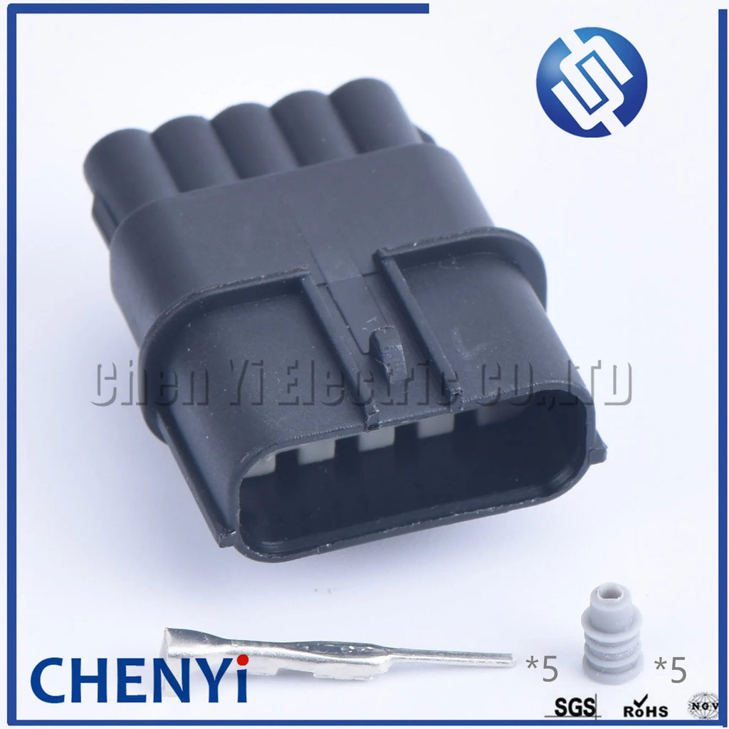 5 Pin Auto Waterproof Connector Mass Air flow Sensor plug Intake Pressure Oxygen Sensor Plug 6189-1081 6189-6909 For Honda