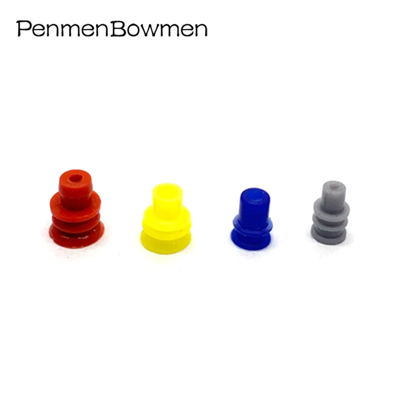 400 Pcs Car Sealed Stopper 1.5 3.5MM Auto Connector Rubber Silicone Cable Wire Waterproof Dust Proof Plug Various Colors Box