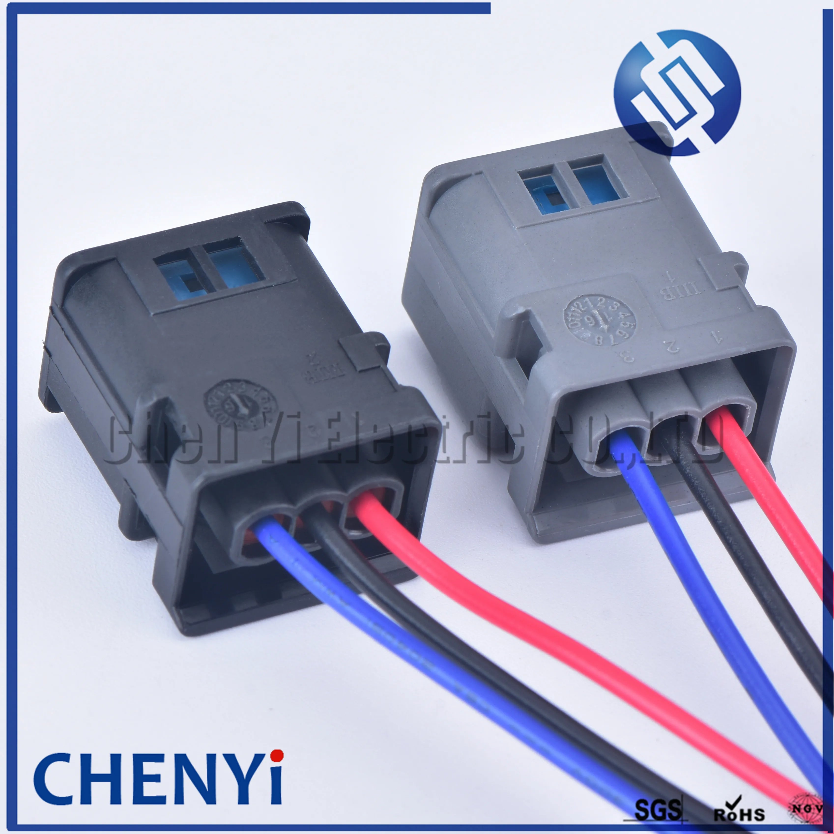 3 Pin Ignition Coil High Voltage Connector Plug For Ford Focus COIL Honda 1W7T-14A464-MA 1W7T-14A464-LA with wire