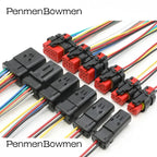 1 Set 2 3 4 6 8 12 Pin Auto Injector Excavator Fuel Electrical Cable Connectors Female Male Wire Harness Plug 776433-1 776429-1