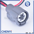 1 pcs 2 Pin 6189-0156 Oil Pressure Switch Knock Sensor Cooling Fluid Sensor Connector For Honda Civic Acura VTEC with 15cm 20AWG