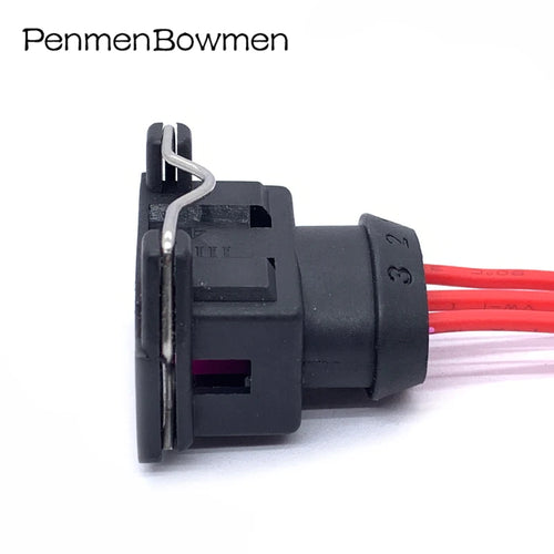 1 Set 3 Pin Speed Motor Crankshaft Camshaft Position Fuel Injector Electrical Connectors Wire Harness Plug 443906233 443906247