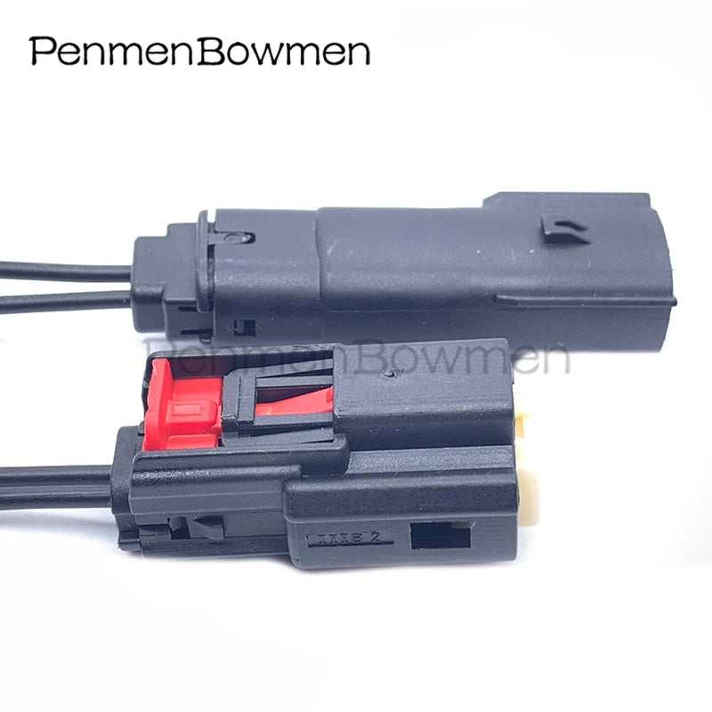 1 Set 2 Pin Auto Lamp Socket Temperature Electrical Cable Connectors Female Wire Harness Plug For Buick 33471-0201 33481-0201