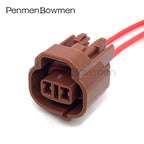 1 Set 2 Pin Car Temperature Electrical Cable Connectors Female Wire Harness Plug for Toyota Mazda 6189-0033