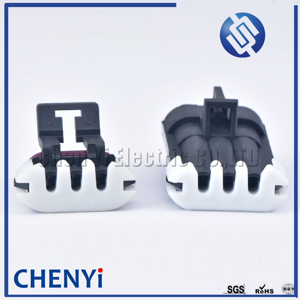 1 Set 3 Pin black Metri-Pack 150 male or female temperature Sensor Plug auto waterproof connector 12129615 12110293