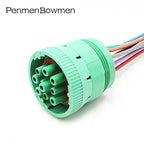 1 Set 9 Pin Car Green Circular Aviation Diagnostic Connector Wiring Harness J1939 HD16-9-1939S-P080 HD10-9-1939P-P080