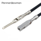 10 Pcs Auto 1.5mm Crimp Terminal Male Female Electric Wire Connector Loose Pins with Cable 211cc2s1120 211cc2s1160p 10863985
