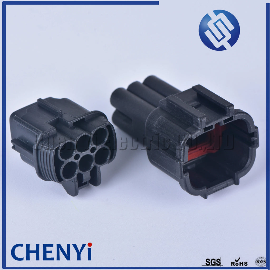 1sets 6 pin 6185-5175 6188-5539 male female auto waterproof tail lamp connector headlight plug  6185-1173 PB295-03020