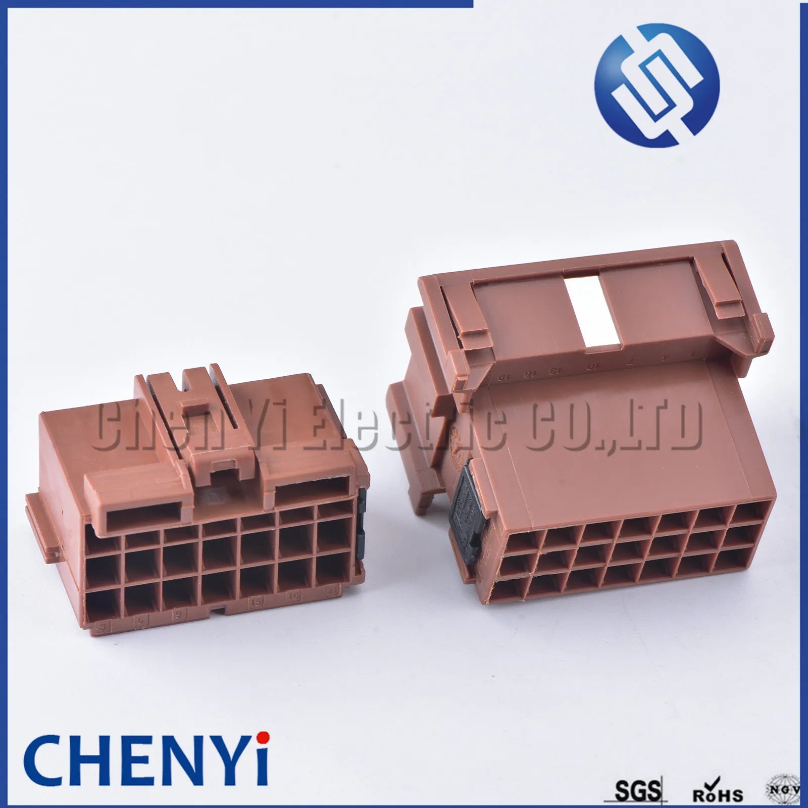 21 Pin Car Brown Connector Male or Female Quick Connector Car Harness Connector Plug 1-967630 1-967625 1-967630-1 1-967625-4