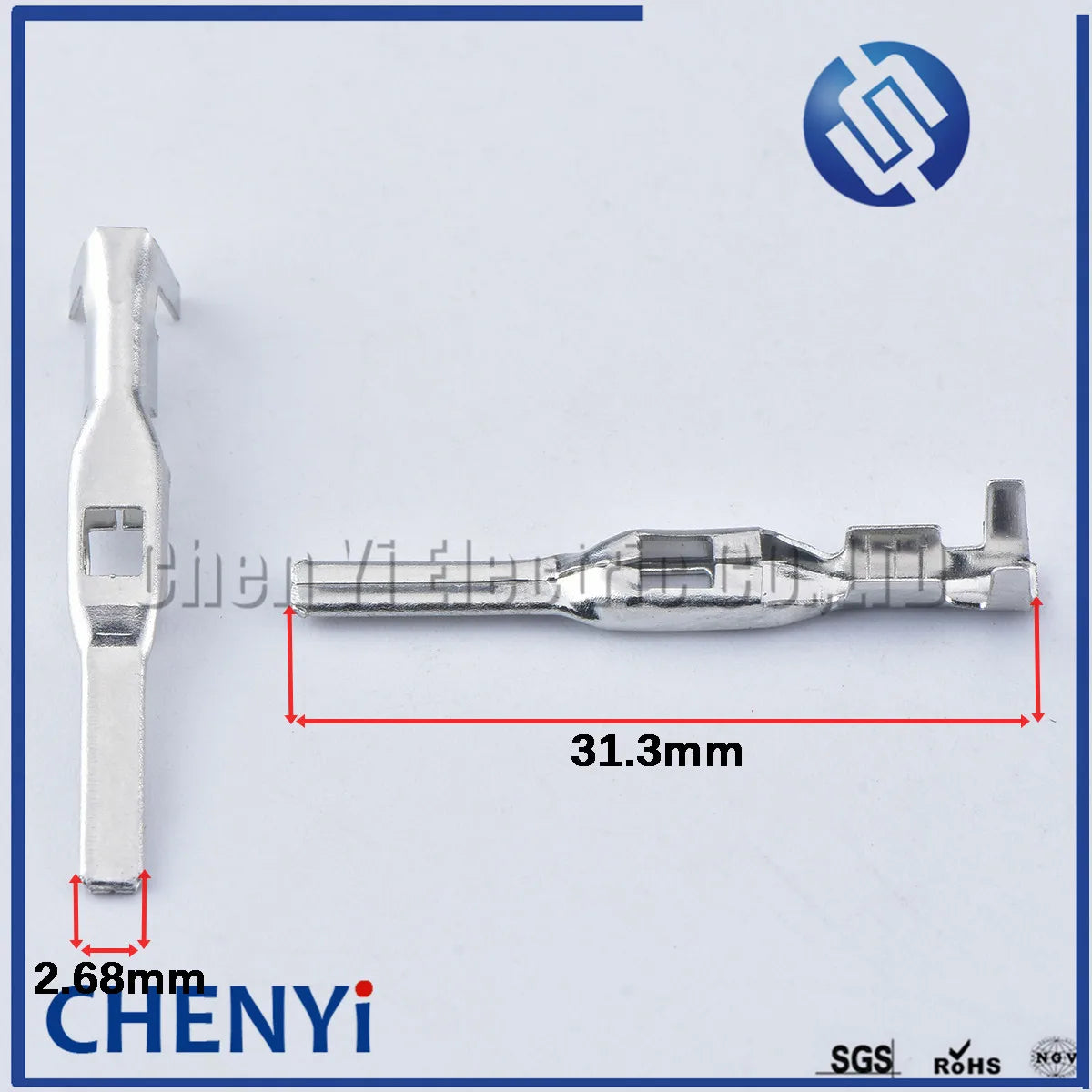50 pcs auto wire terminal female male for elcetric connector G449 crimp loose pins loose terminals DJ626B-2.8×0.8B for 54201411
