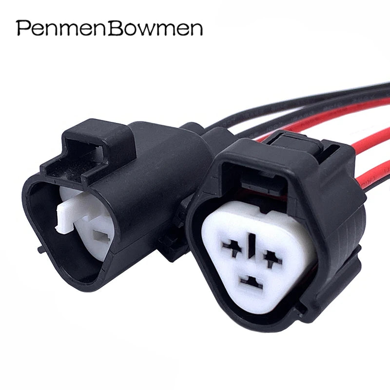 1 Set 3 Pin Auto Ignition Coil Electrical Connectors Female Male Wire Harness Plug For Toyota Camry Honda 6188-0099 6189-0179