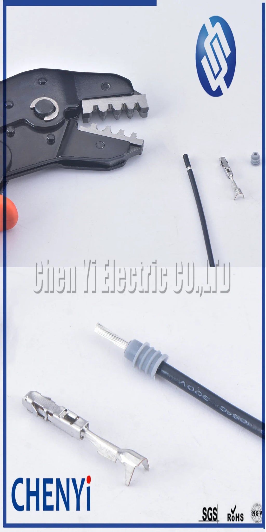 auto waterproof seal Pin Crimping pliers Cold-pressed Pin pliers crimping tools pliers for AWG24-18 wire Terminal Crimp