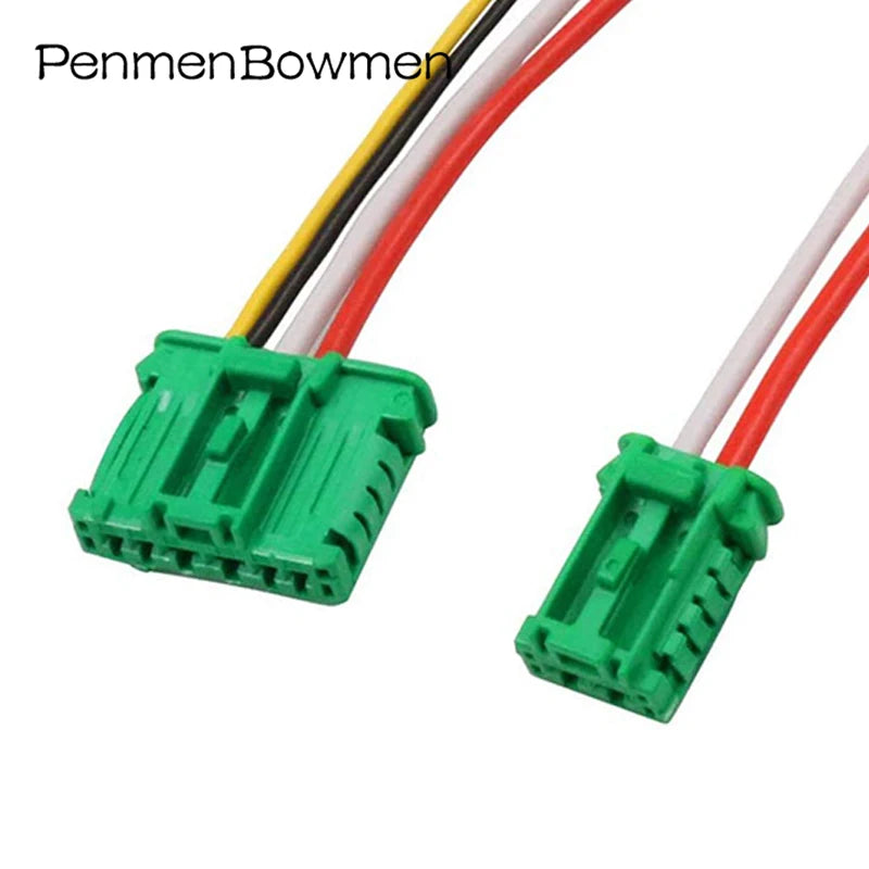 1 Set 2 6 Pin 98821-1065 Car Taillight Electrical Cable Connectors Female Wire Harness Plug For Citroen 98819-1025