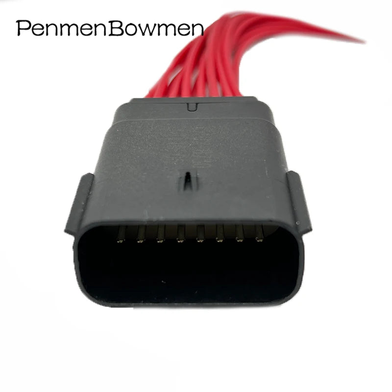1 Set 16 Pin Auto Headlight Electrical Cable Connectors Waterproof Female Male Wire Harness Plug For 33472-1601 33482-1601